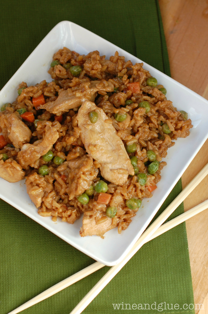 Teriyaki Chicken Fried Rice Wine & Glue